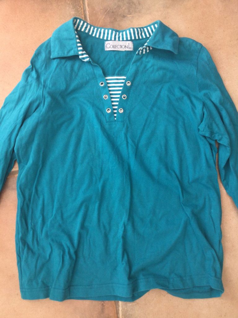 100% cotton top. Size 14. VGC. £3. Torquay or can post