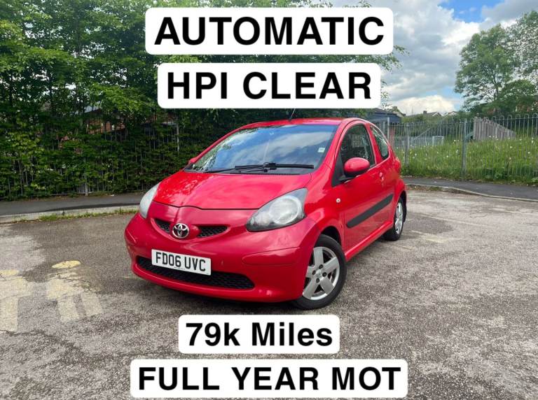 Toyota, AYGO, Hatchback, 2006, Automatic, 998 (cc), 3 doors
