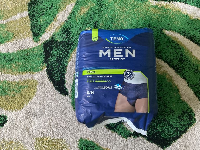 TENA Men Active Fit Incontinence Pants S/M - New Pack, 2 X L- New Pack contains 8 pants each.