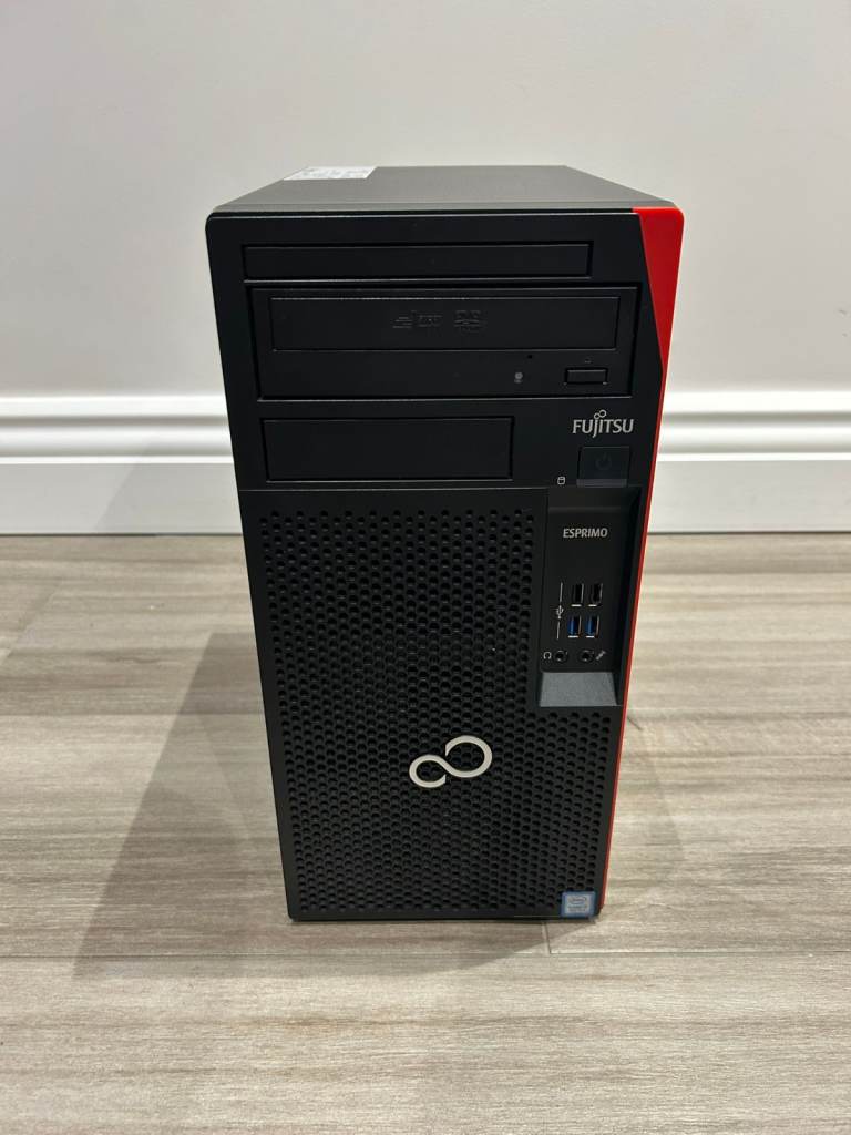 Fujitsu Intel i7 Windows 11 Micro Tower PC Esprimo P558 16GB RAM 256GB SSD 8700
