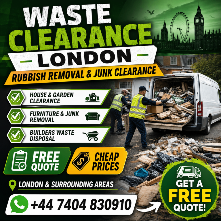 Waste Clearance London | Same Day Rubbish Removal | House, Garden & Builders Waste | Free Quote