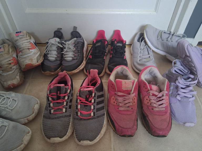 Selection of girls,  ladies trainers 