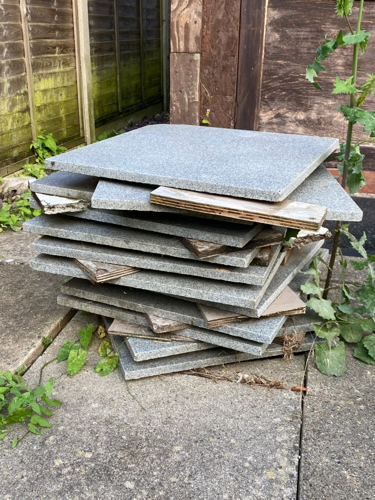 12 marmur slabs one damaged 