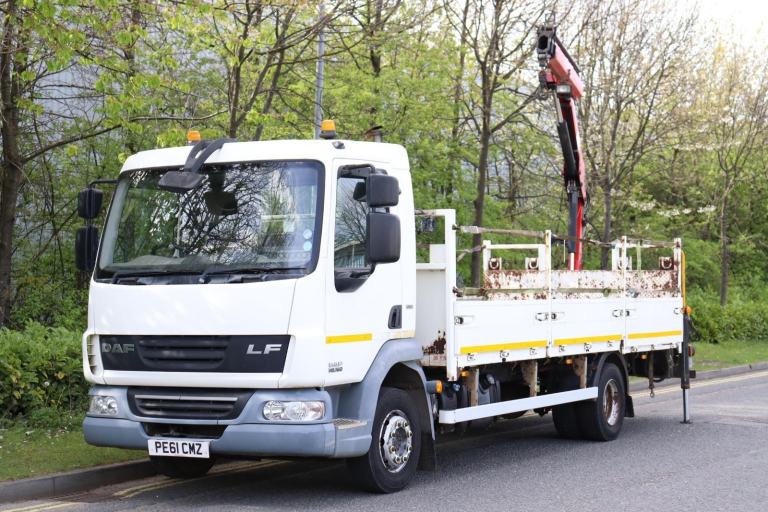 DAF LF45 160 4X2 HMF 535 CRANE DROPSIDE (2012) 7.5TONNE 
