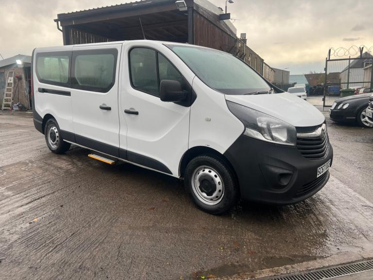 2018 Vauxhall Vivaro 2900 1.6CDTI 95PS ecoFLEX H1 Combi 9 Seat MPV Diesel Manual