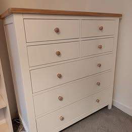 Cotswolds Chest of Drawers with Oak Top – Good Condition