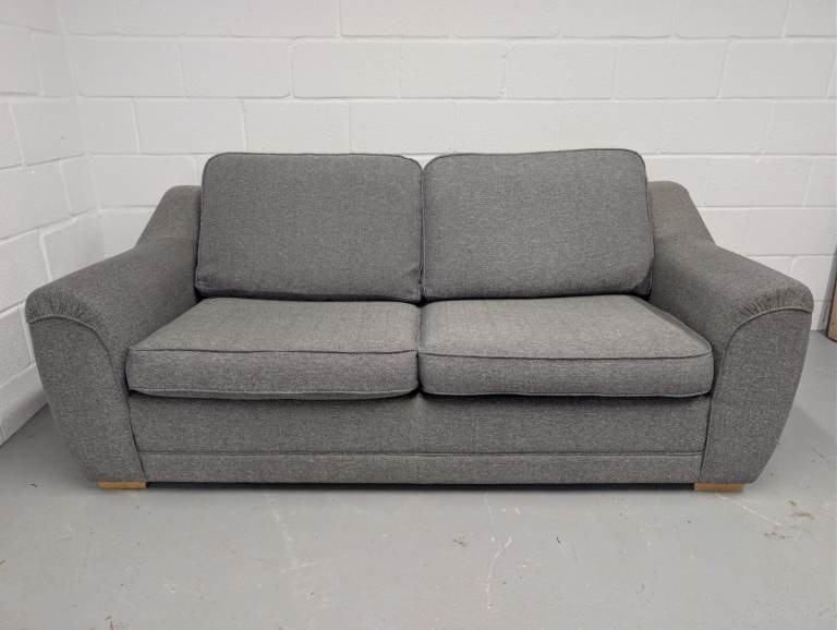 Grey 3 seater sofa bed 