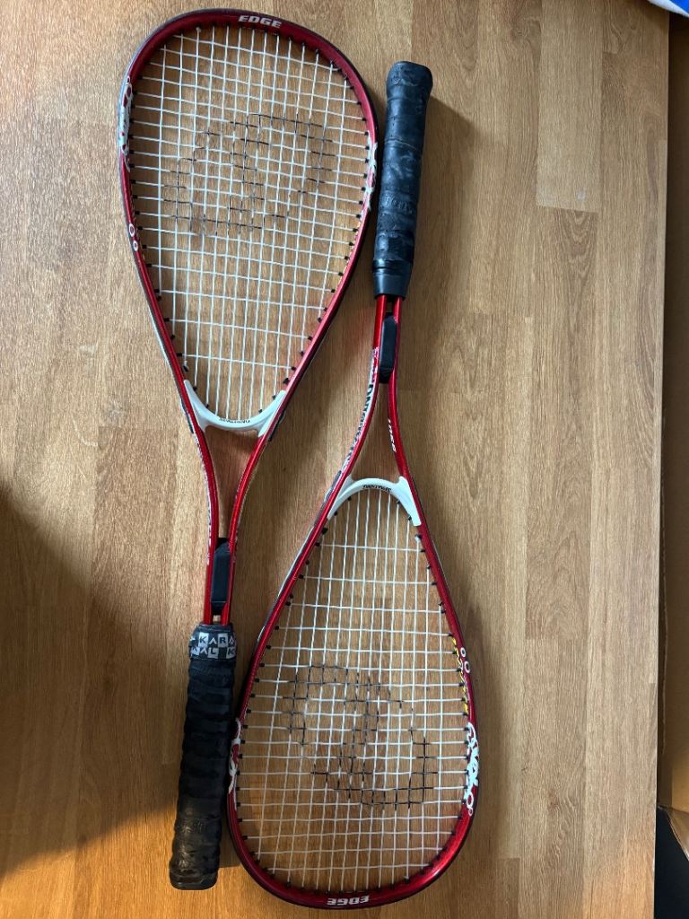 Set of 2 Squash Rackets 