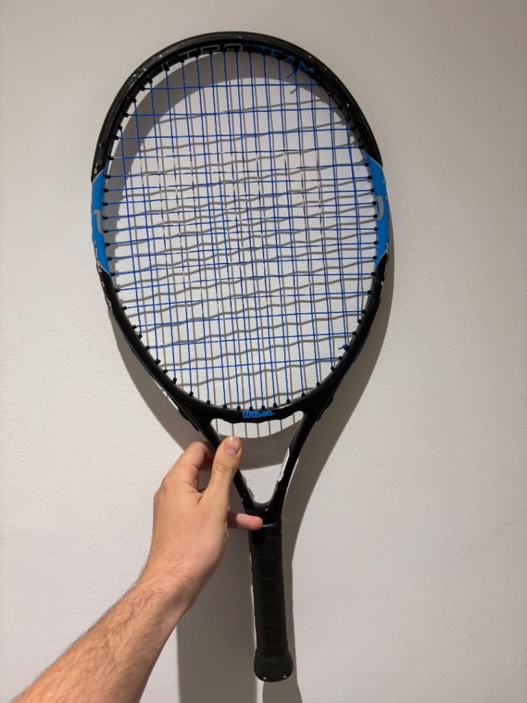 Wilson Ultra Team 23 Tennis Racket - Black/Blue, Good Condition