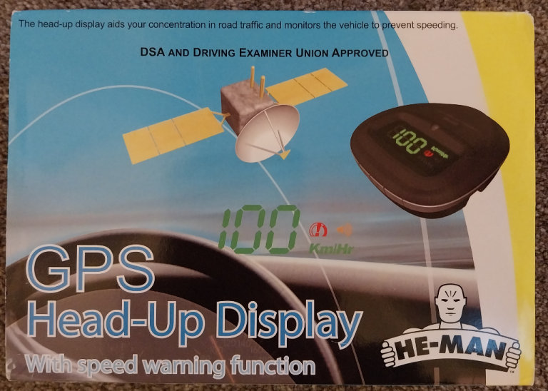 GPS Heads Up Speed Display