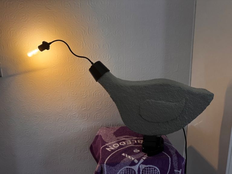 Unique Duck/Goose Shaped  Light with Bulb