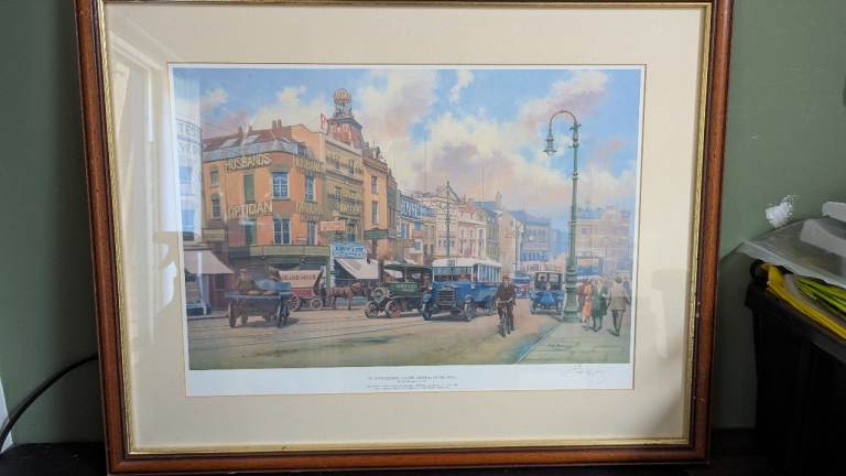 Framed Eric Bottley Print - St. Augustine's Parade, Bristol