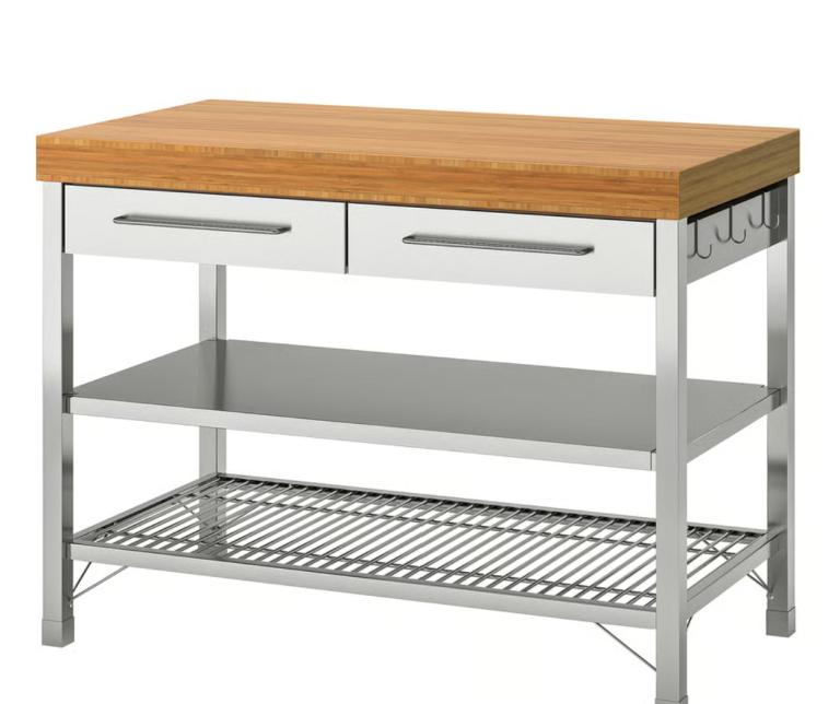 Rimforsa (Ikea) -  Work bench, stainless steel & bamboo