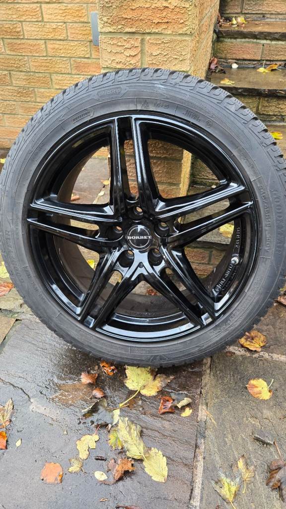 Bmw Alloys 18s with winter tyres