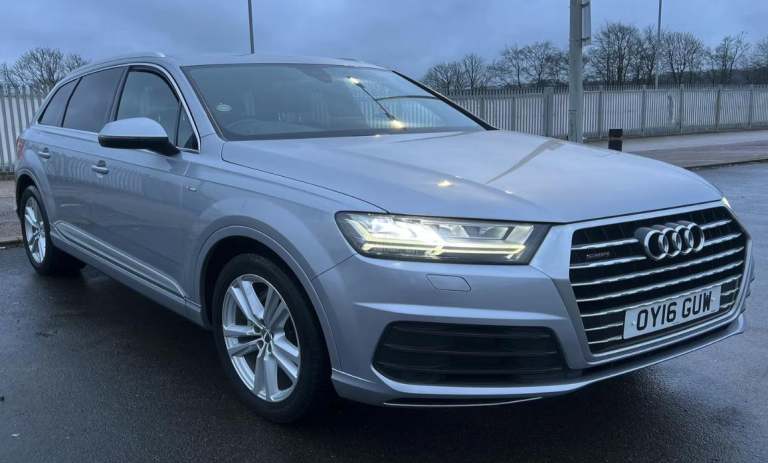 2016 Audi Q7 3.0 TDI Quattro S Line 5dr Tip Auto SUV DIESEL Automatic