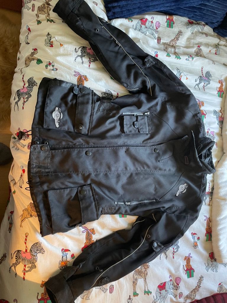 Tronic motor cycle jacket large mens