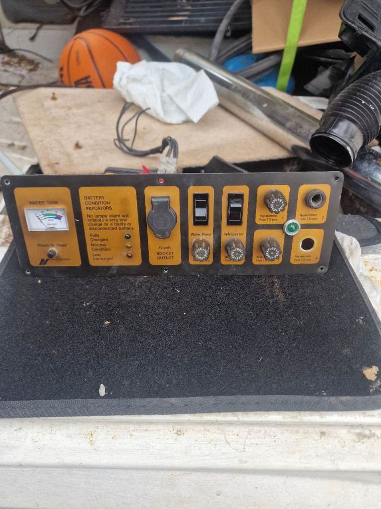 VW T25 autosleeper control panel