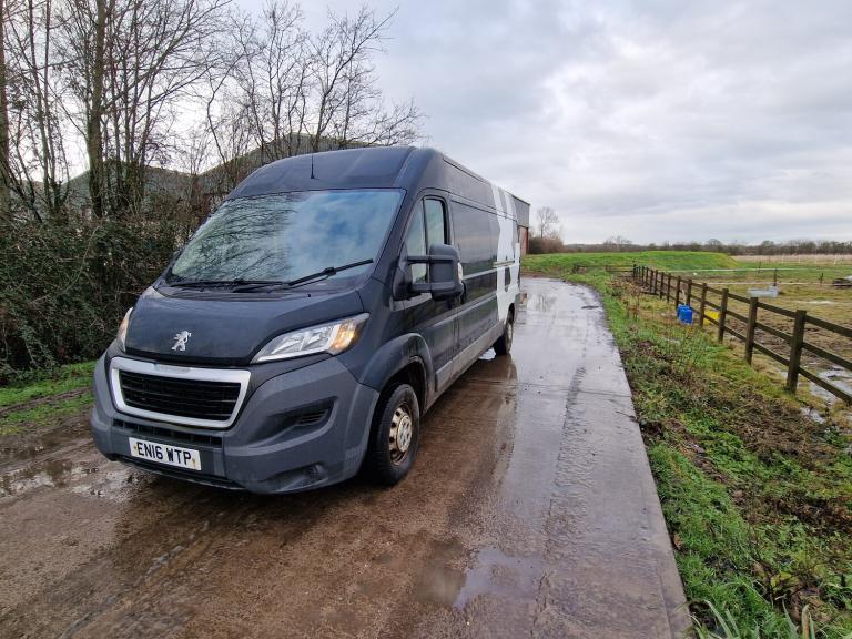 2016 Peugeot Boxer 335 PRO L3H2 BLUE HDI Black LWB  Drives Perfect  134k Miles