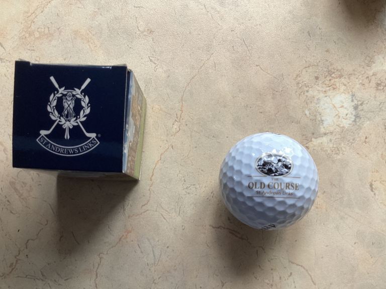Callaway st Andrews links, new course ball. Boxed