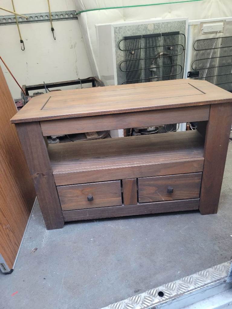 Nice oak effect tv cabinet with drawers CAN DELIVER 