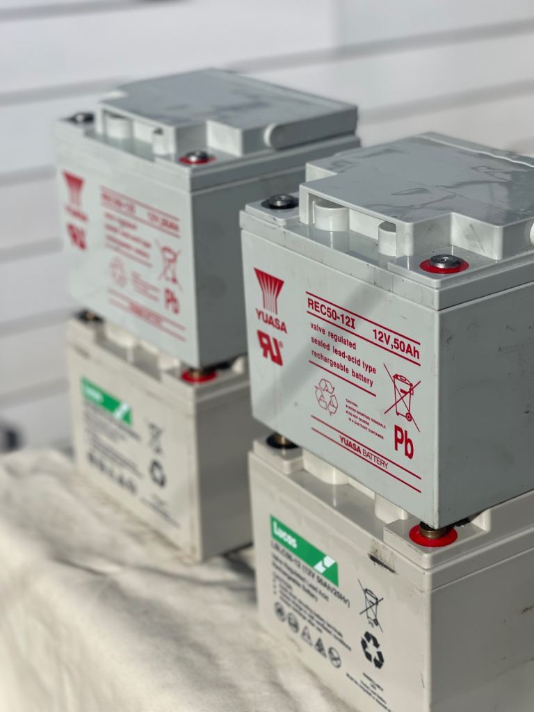 Mobility scooter batteries various sizes available 