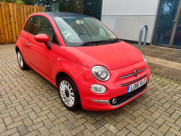 2016 Fiat 500 1.2 Lounge Hatchback 3dr Petrol Manual Euro 6 (s/s) (69 bhp)