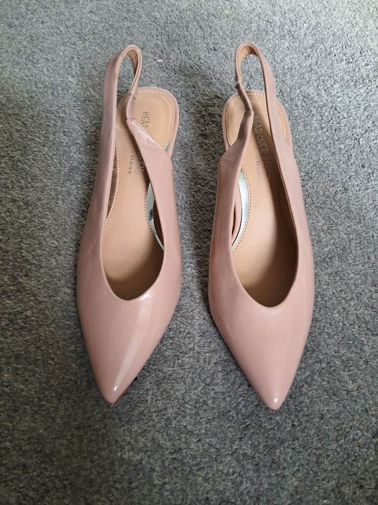 Dune Pointed Toe Slingback Kitten Heels size 38 (5)