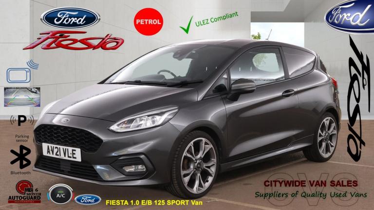 2021 Ford Fiesta 1.0 Ecoboost 125 Sport Van CAR DERIVED VAN Petrol Manual