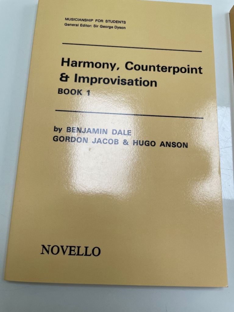 Harmony, Counterpoint & Improvisation Books 1 & 2 – Music Theory