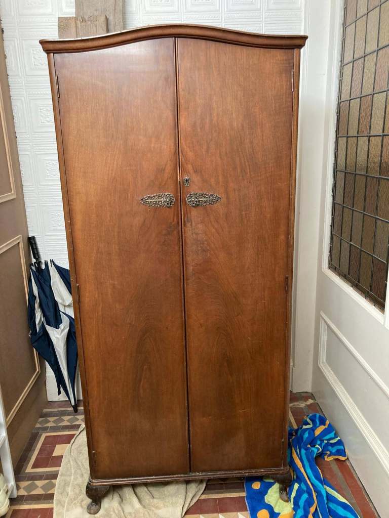 Free: small wooden wardrobe
