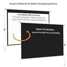 Home cinema electric projector screen 