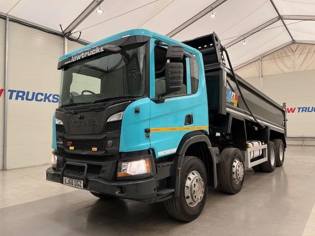 Scania P410 XT 8x4 Rest Cab Steel Tipper Manual