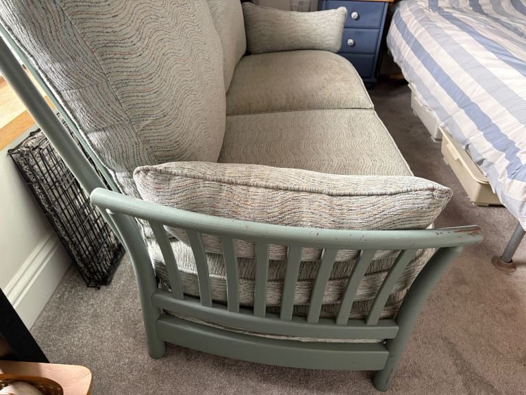 Reupholstered sofa