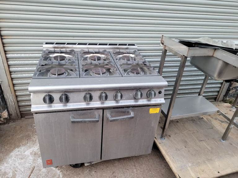 Commercial Catering Falcon dominator 6 burner gas oven  natural gas 