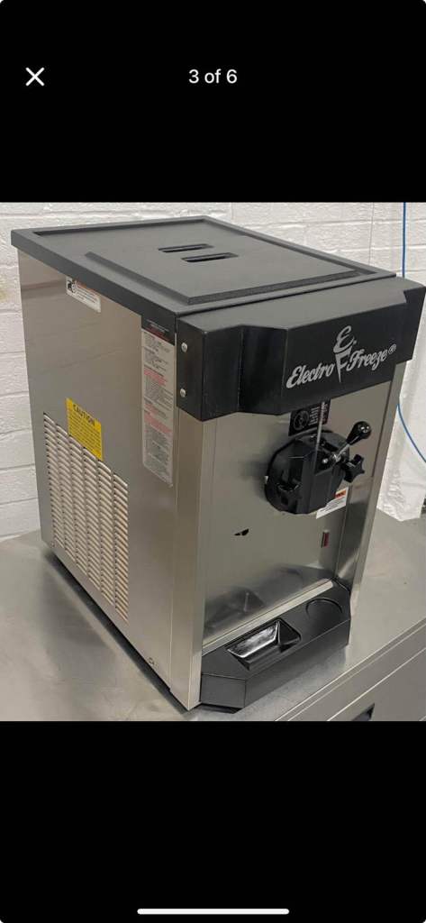 Electro Freeze ice cream machine 