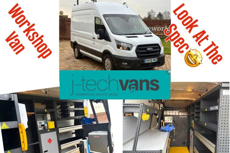 2020 Ford Transit 2.0 EcoBlue 130ps L2 H3 Mwb Van ***Ultimate Utility / Workshop Van*** PANEL VAN...