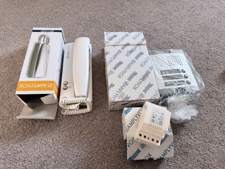 Amplyvox Elite Audio Door Entry System Components Set