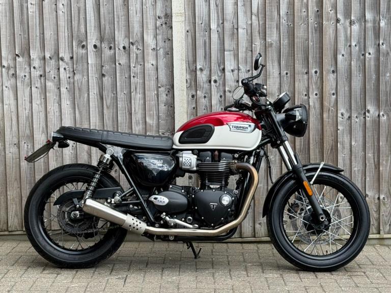 TRIUMPH BONNEVILLE T100 900CC 2022 (22) CRUISER + FULL TEC EXHAUST SYSTEM