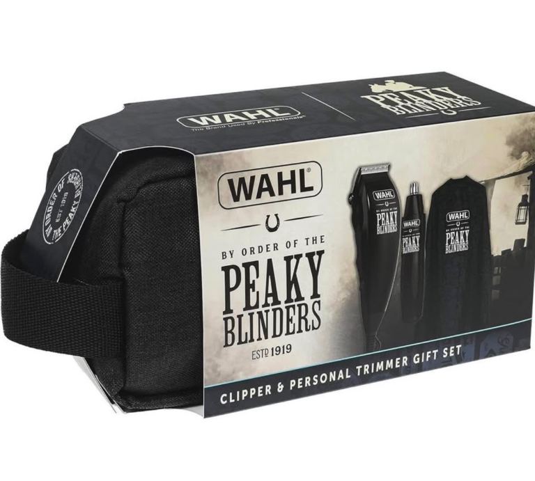Wahl Peaky Blinders Clipper & Personal Trimmer Gift Set – Complete Grooming Kit