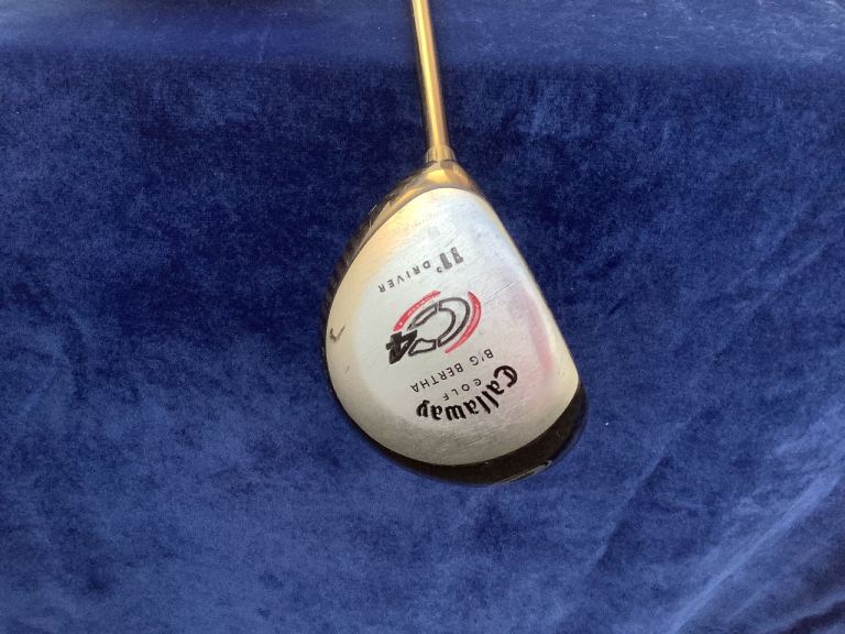 A lovely Left Hand Callaway Big Bertha C4 Driver, including a Callaway protective head cover.