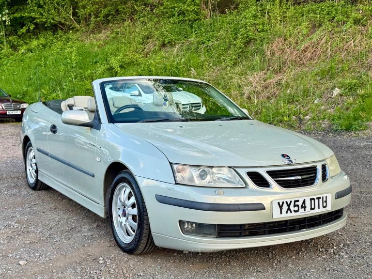2004/54 SAAB 9-3 CONVERTIBLE 93 2.0T AUTOMATIC VECTOR AUTO CABRIOLET GREY CABRIO