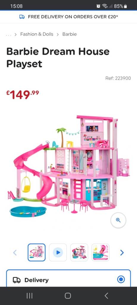 Barbie dream house playset