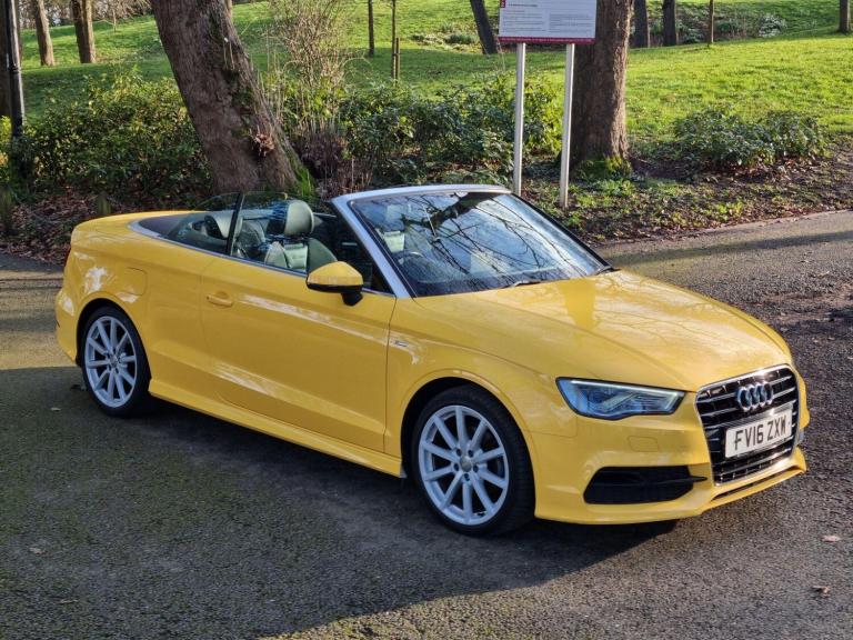 2016 Audi A3 Cabriolet 2.0 TDI S line Euro 6 (s/s) 2dr CONVERTIBLE Diesel Manual