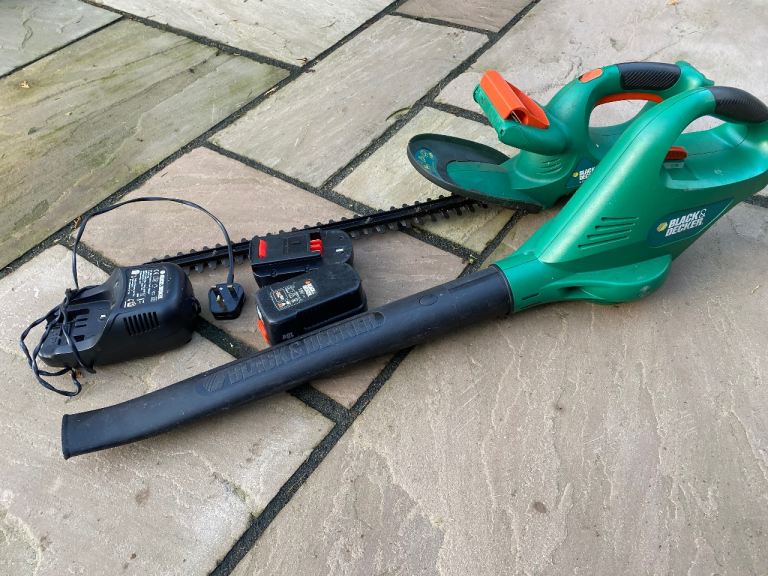 image for LEAF BLOWER AND HEDGE TRIMMER (batteries & charger)