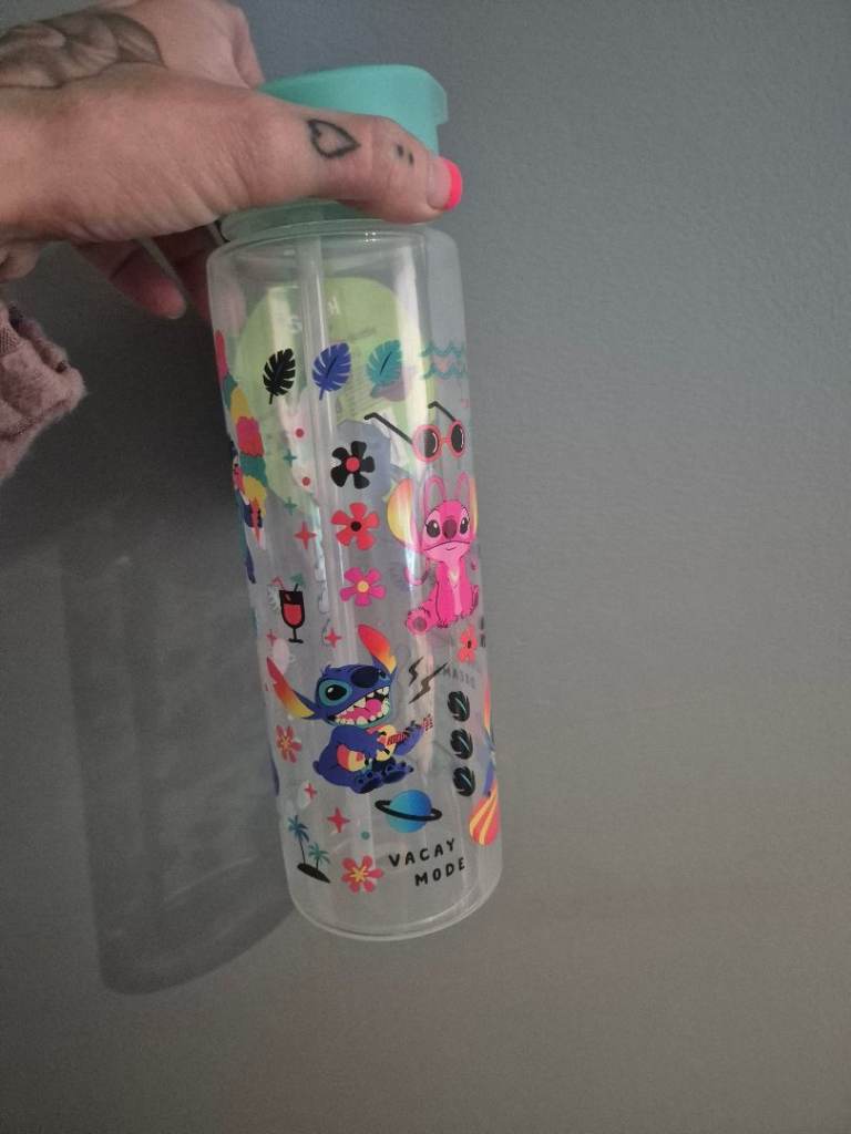 NEW Disney Stitch Plastic Drinks Bottle 700ml