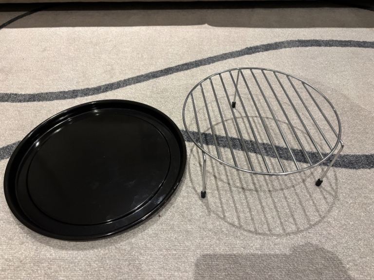 Microwave Grill Rack and Crisp Plate Tray