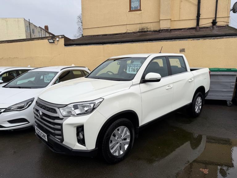 2023 23 SSANGYONG MUSSO 2.2 D 202 EX 4WD WHITE DOUBLE CAB PICK-UP MANUAL