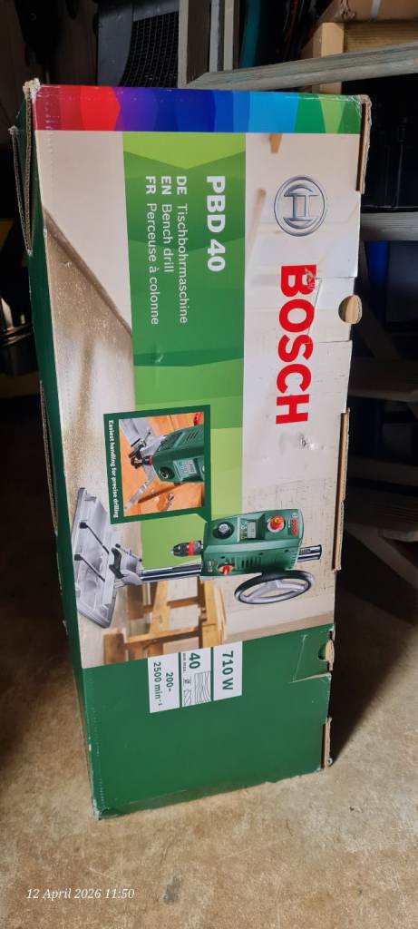 Faulty Bosch bench drill 