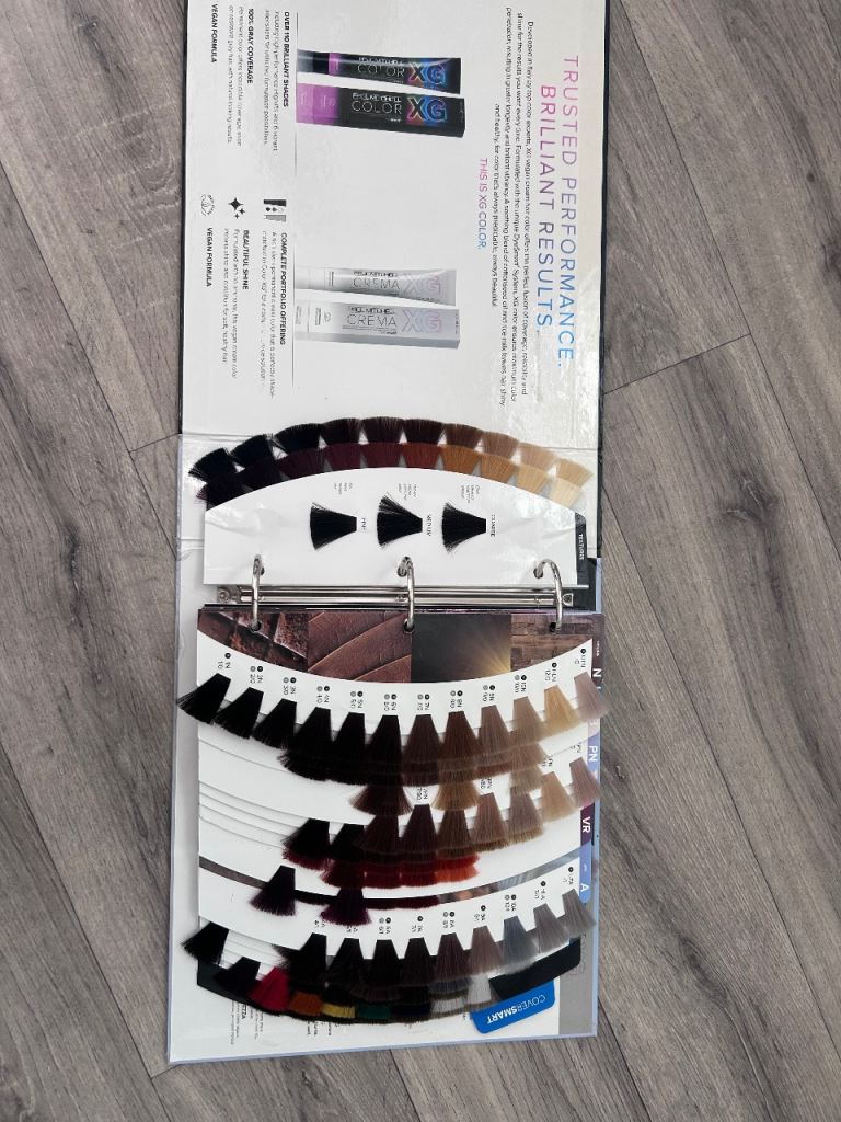 Paul Mitchell professional Hair Colour Chart 