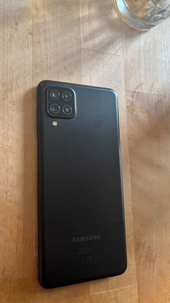 Samsung A12 Mobile Phone – Black, Like New Condition